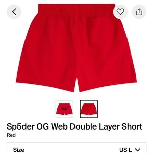 Spyder Red Athletic Shorts